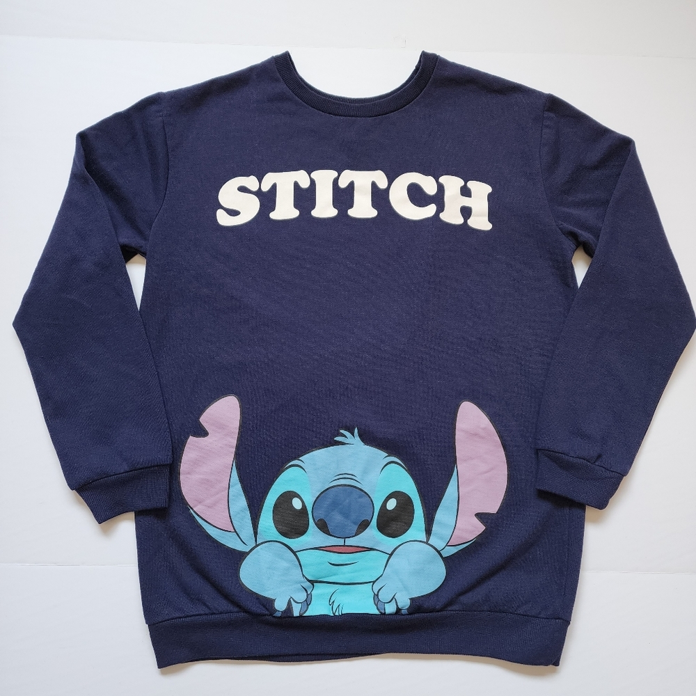 Disney Stitch Crew Neck Long Sleeves Unisex